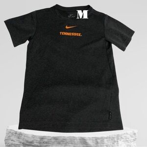 Nike Dark Grey and Orange Short Sleeve Tee